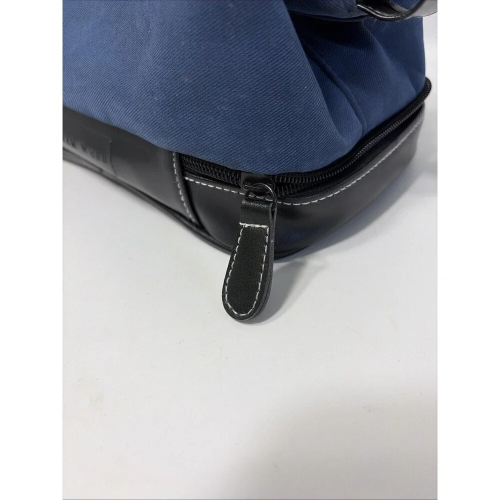 RARE Vintage Graham Webb Promotional Toiletry/Cosmetic Bag  Blue/Black EUC